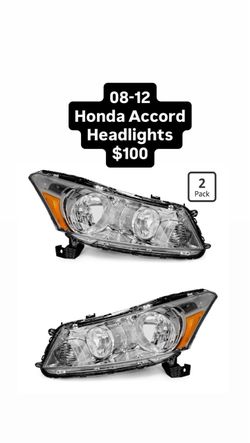 08-12 Honda Accord Headlights $100