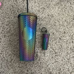 Starbucks 24 Ounce Cup And Matching Keychain