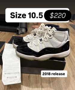 Jordan retro 11s concord size 10.5 men 2018