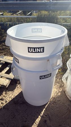 ULine trash cans new