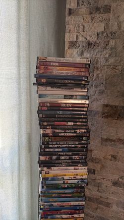 Mixed DVD Movie & Workout Lot (40+ Discs)