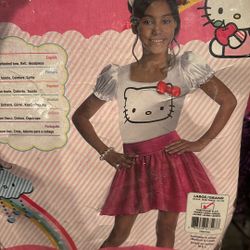 Girls Hello Kitty Costume