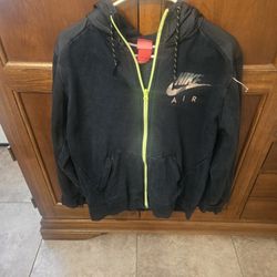 Nike Black Zip Up Hoodie 