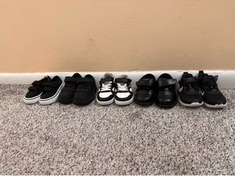 Toddler Boys Size 5 Lot Dress Shoes/Sneakers Jumping Beans Nautica Nike Reebok