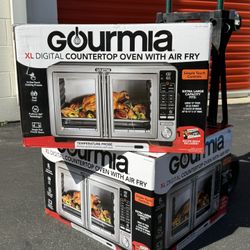 (32) Gourmia French Door Air Fryer With Probe