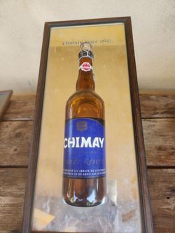 Chimay bottle decor