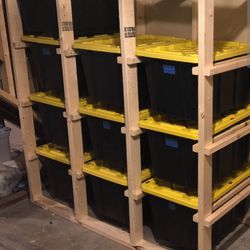 Custom Built-in Storage Rack
