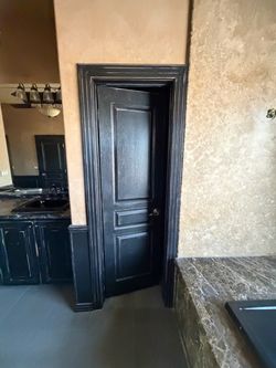 Black Interior Panel Doors + Trim – Architectural Style