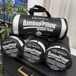 Bamboo Memory Foam Pillow Standard Size💫