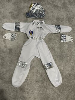 Boys Astronaut Costume Kids Space Jumpsuit