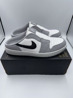 Air Jordan 1 Low G Golf White Grey Size 9.5 – NEW
