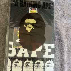 One Sided Black And White Bape Tee (with Tags)