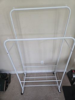 Rolling Clothing Rack