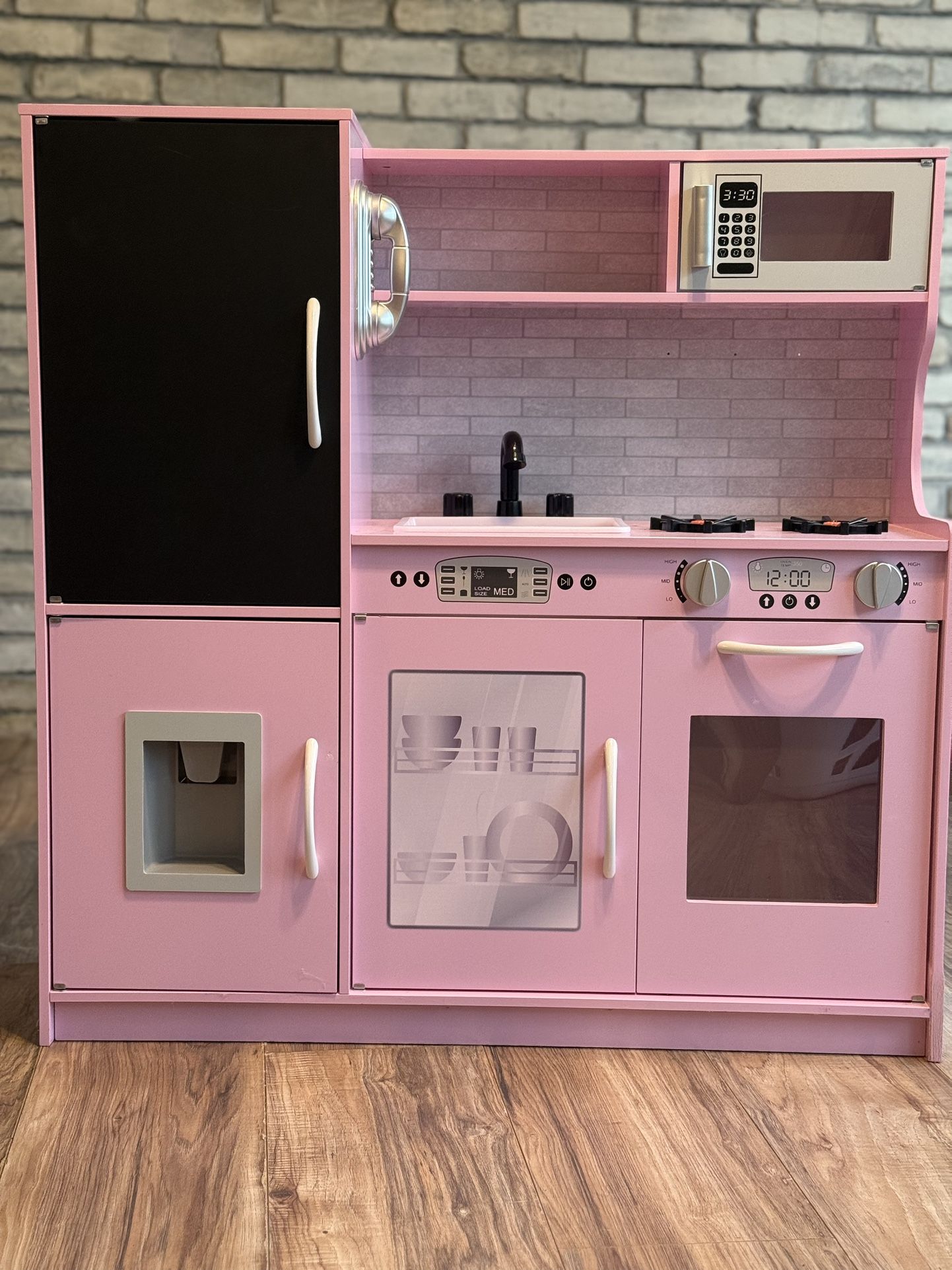 Kids Wooden Play Kitchen