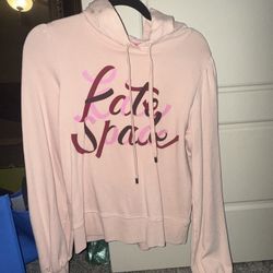 Kate Spade Hoodie Logo Sweatshirt Size M