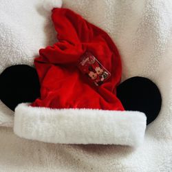 New Disney Mickey Mouse Xmas Hat