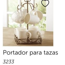 Portador Para Tazas Princess House 
