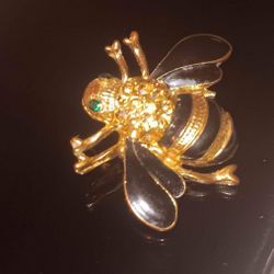 Vintage Bumble Bee Brooch 