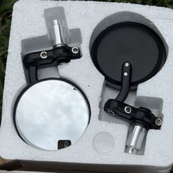 Motorcycle Bar - End mirrors