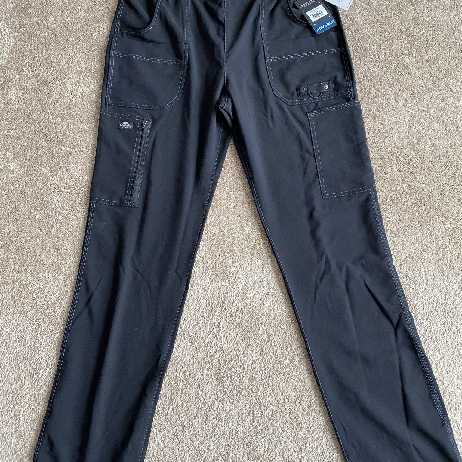 New Dickies Women's Knit Elastic Waistband Tapered Leg Scrub Pant