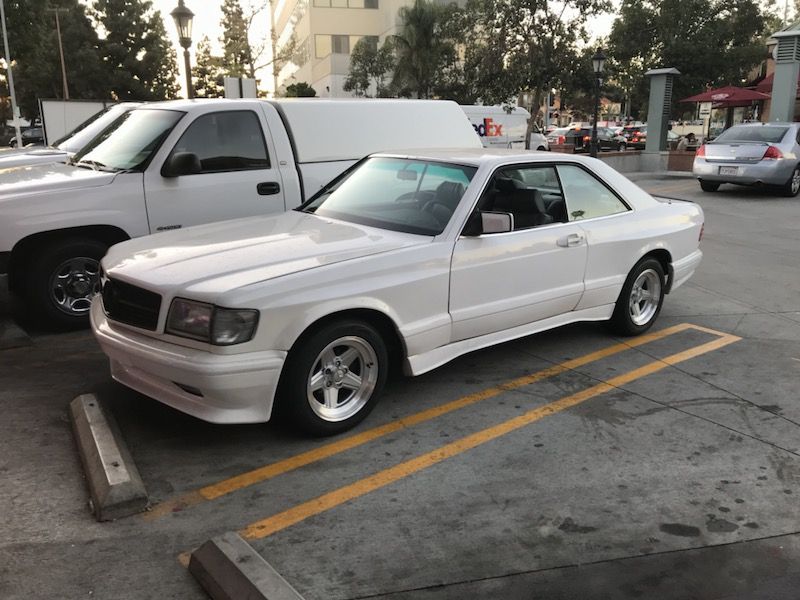 1991 560 sec amg wide body Mercedes 560sec