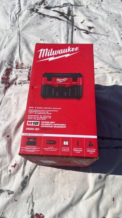 Milwaukee  M18.  2 Gallon  wet /dry Vacuum. Model. 0880-20 tool only