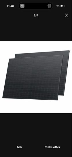 EcoFlow 400W Rigid Solar Panel 2 pack