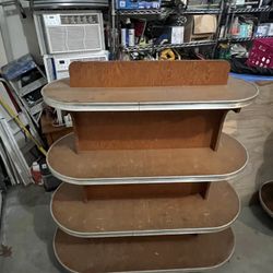 Vintage Display Shelves 