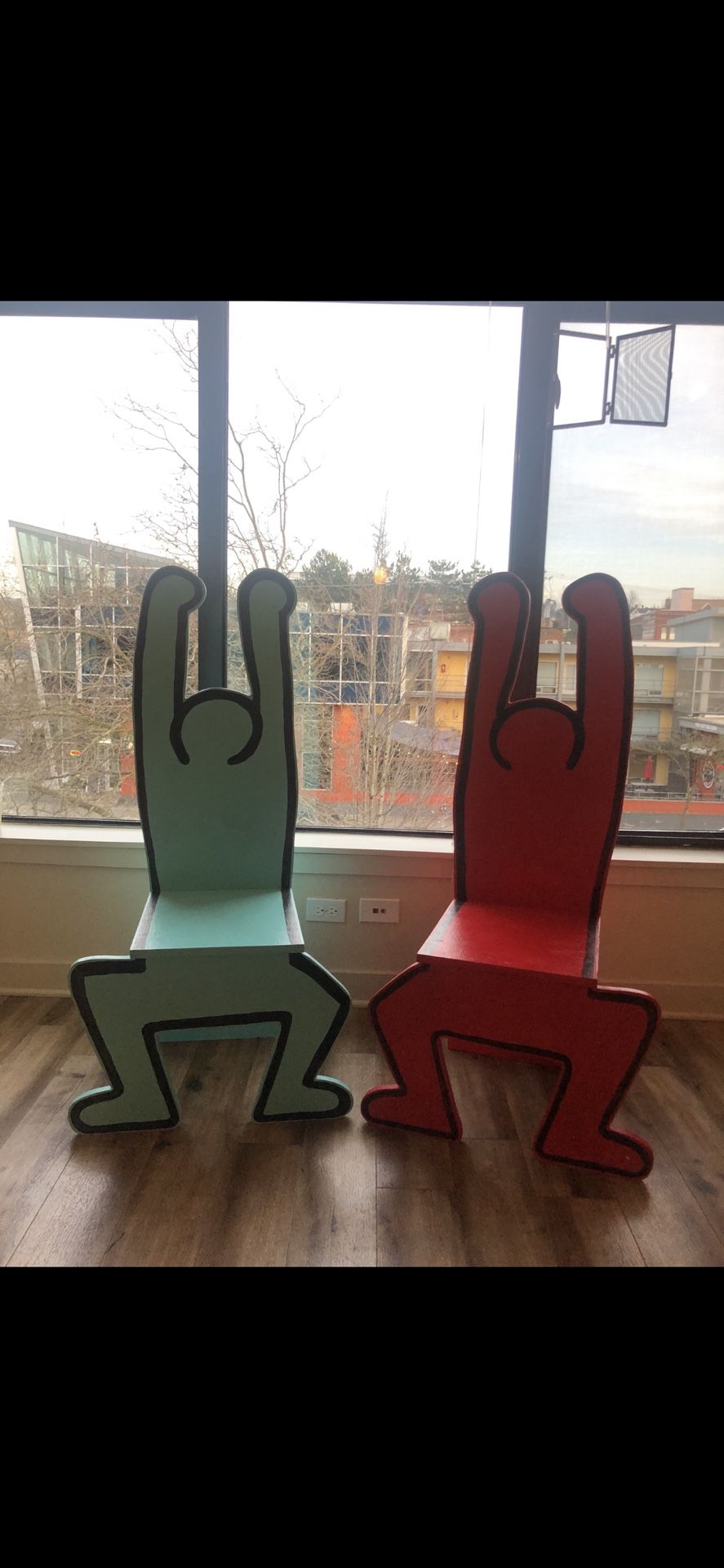 Keith Haring Chair Set