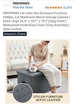 Cat Litter Box Enclosure Furniture