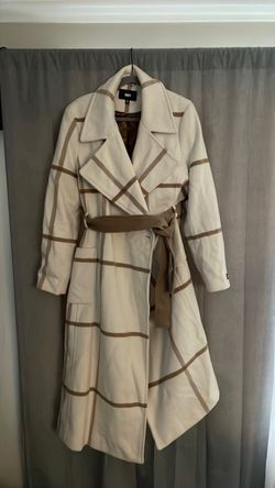 DKNY Belted Wrap Coat
