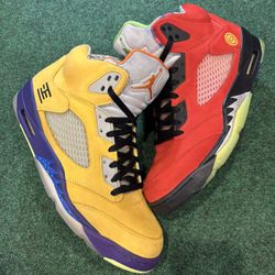 JORDAN 5 WHAT THE SIZE 13