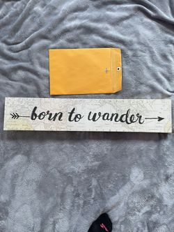 Born To Wander Wall Decor
