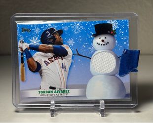 2021 Topps Holiday Yordan Alvarez Relic Astros#WRC-YA