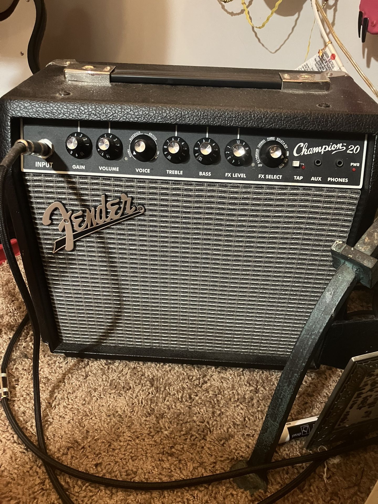 Fender guitar amp