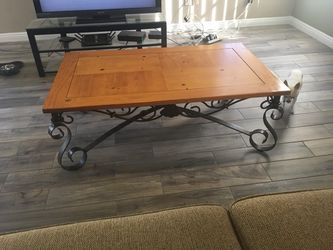 Coffee table and matching end table