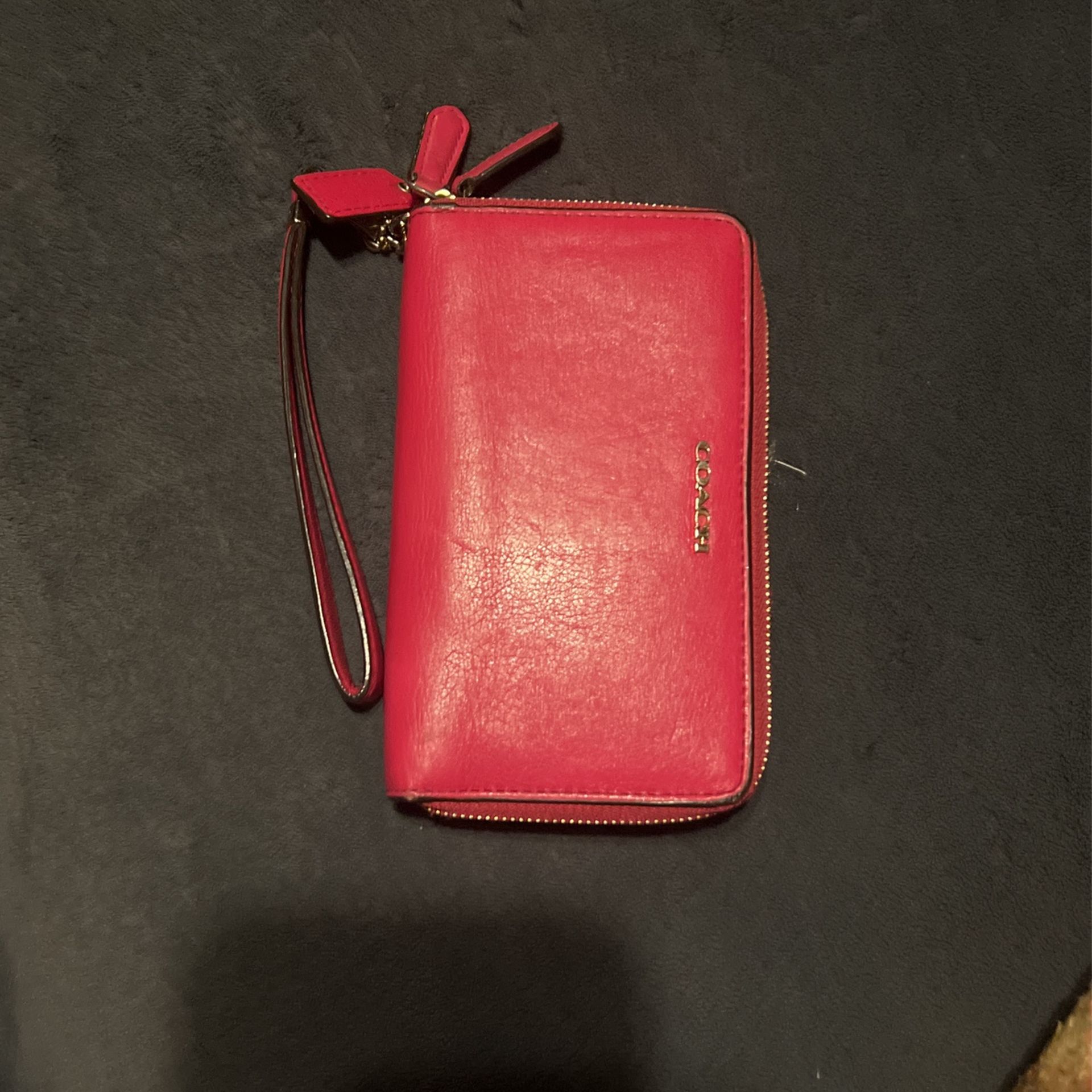 Coach  Mauve Wallet  Pink  Small Good 👍🏻  Leather 