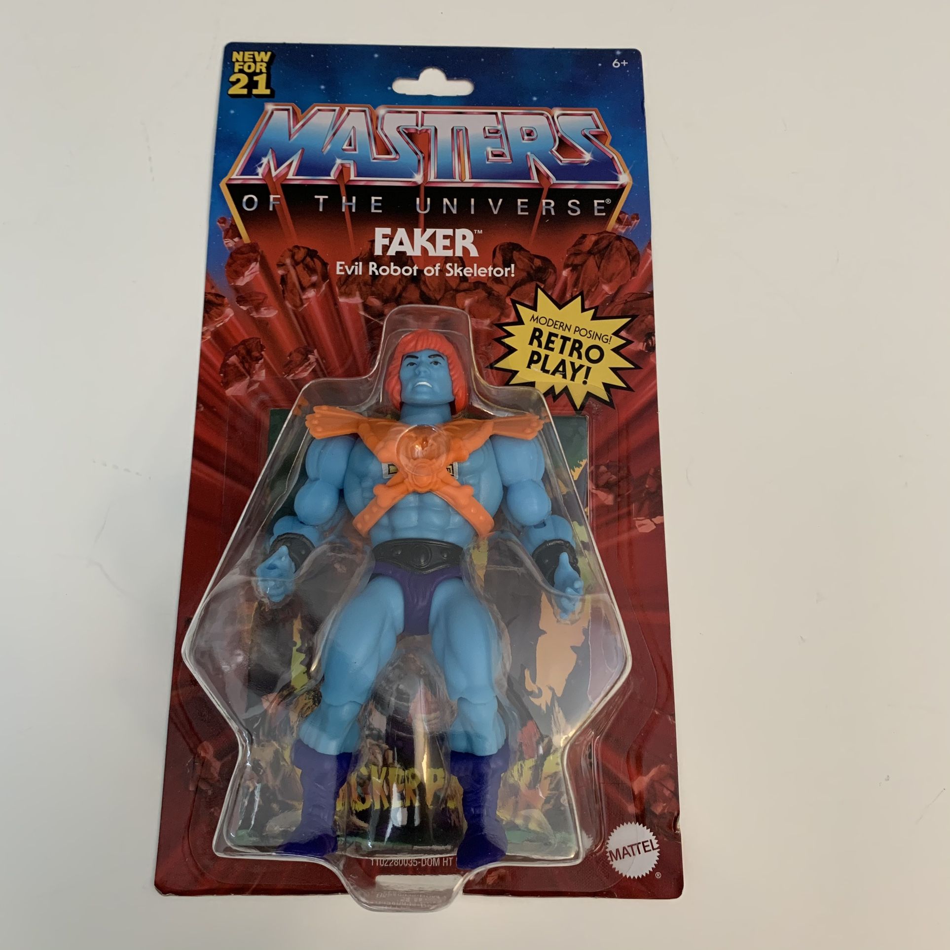 2021 Masters Of The Universe Origins FAKER Retro Action Figure