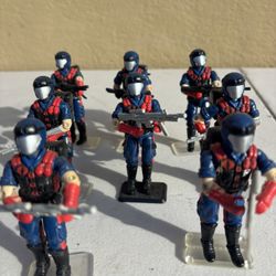 Gi Joe 86 Vipers Action Figures Vintage 