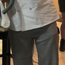 Nachvorn mens Drop Crotch /  Button Chef Coat