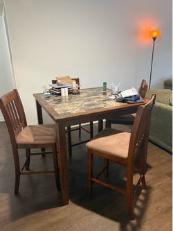 High top kitchen table and chairs