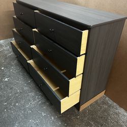 New Grey 8 Drawer Dresser
