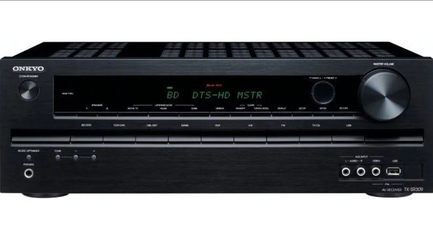 Onkyo TX-SR309 5.1 Channel HDMI Home Theater AV Receiver - Used