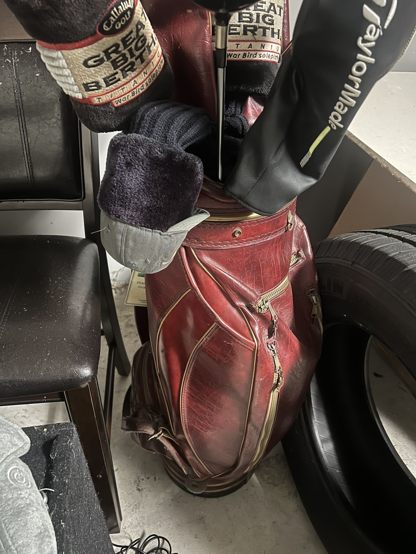 Hot Z Vintage Bag/Golf Clubs