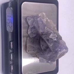 Changing Stepped Fluorite Cubic Crystals Cluster from Balochistan, Pakistan