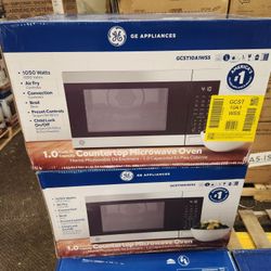 Amazing Ge 1.0 Countertop Microwave Oven Convection And Air Fry 1050 Watts GCST10A1WSS