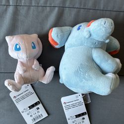 Pokemon Center Plushies Mew Phanpy 