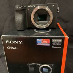 Sony A6500 Body only Mirrorless Camera Low shutter, 2.95in LCD