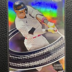 2024 Aaron Judge Topps Chrome Refractor- Stitches Insert