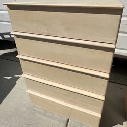 White Oak 5-Drawer Dresser – Good Condition!